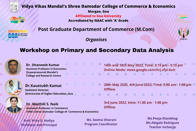 workshop-on-primary-and-secondary-data-analysis-shree-damodar-college